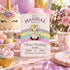 Cute Unicorn Magical Birthday Party Invitation for Kids