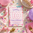 Pink & Purple Watercolor Birthday Invitation