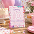 Pink & Purple Watercolor Birthday Invitation