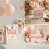 Peach "Oh, Baby" Baby Shower Bundle | Editable Baby Shower Printables