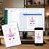 Personalized Cute Unicorn Birthday Invitation