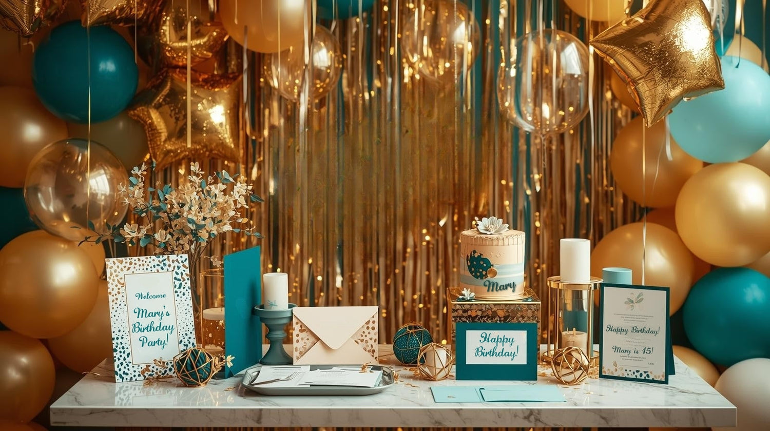 Editable Adult & Teen Birthday Invitations