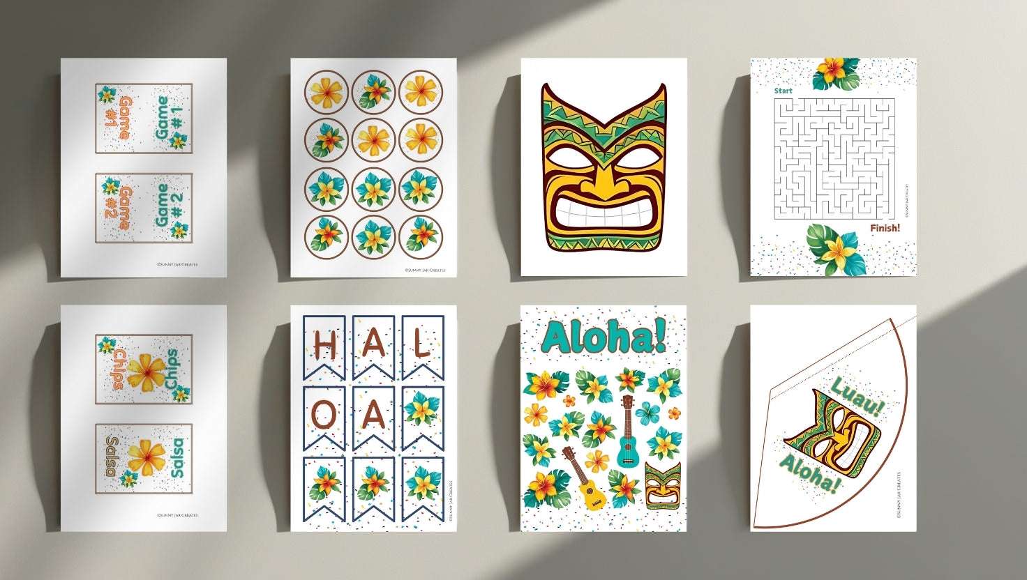 Luau Party Printables
