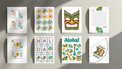 Luau Party Printables