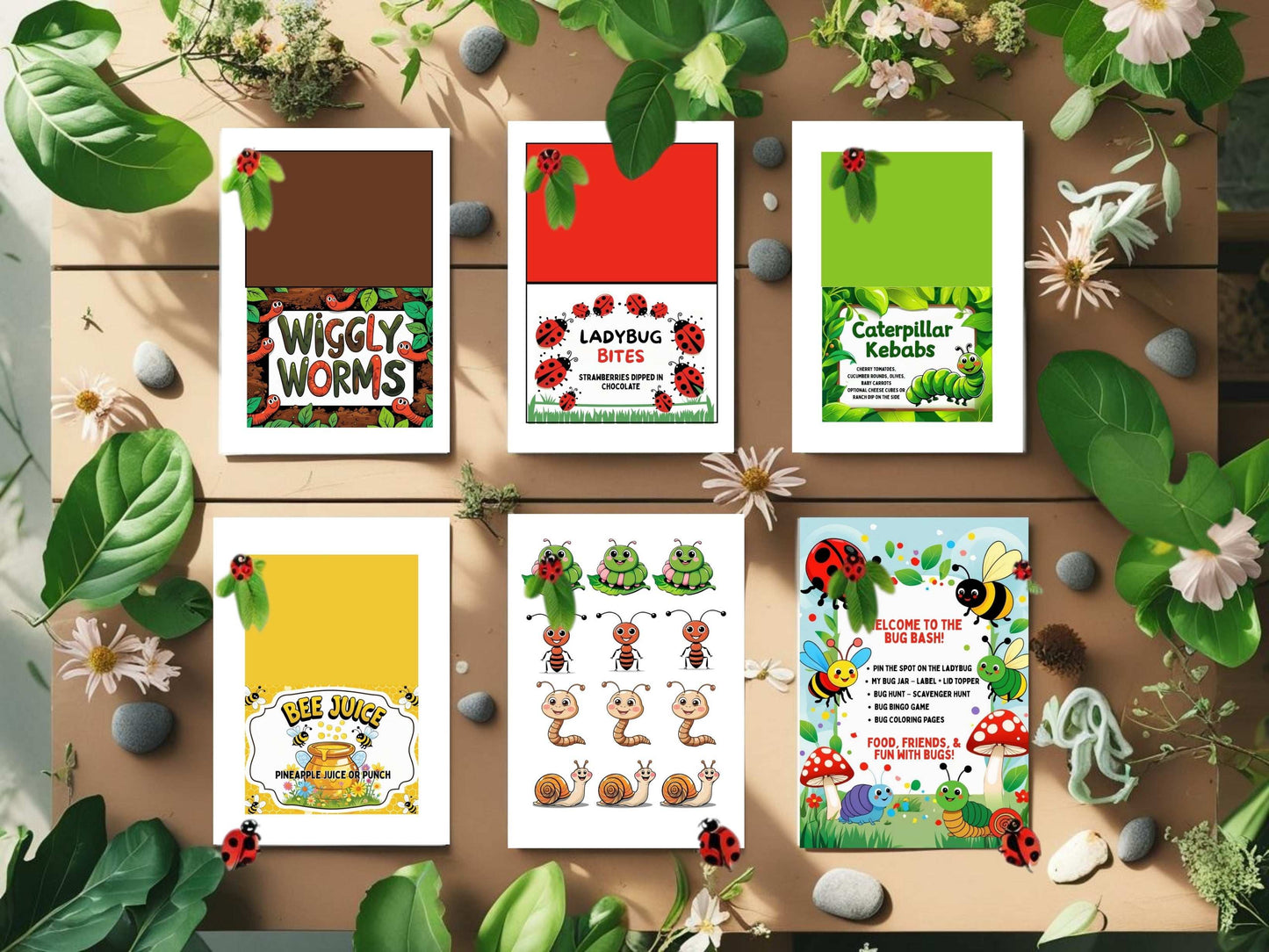 Bug & Critter Party Printable Bundle