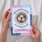 Bird’s Nest Pregnancy Announcement – Personalized Printable Reveal