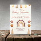 Boho Baby Shower Invitation