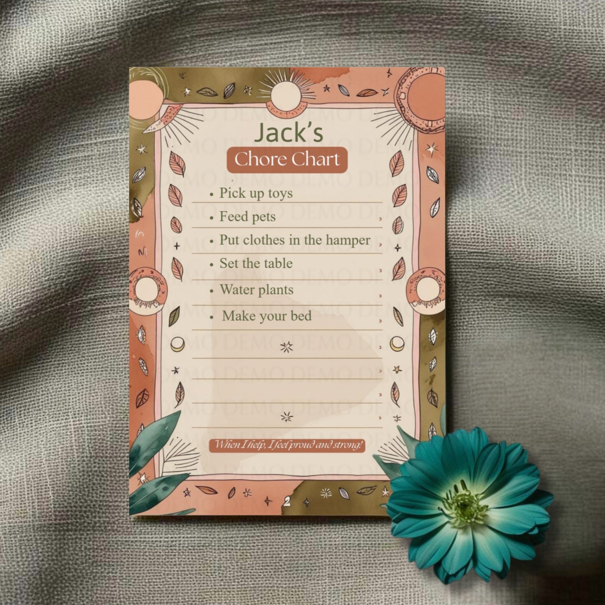 Boho Planner Set
