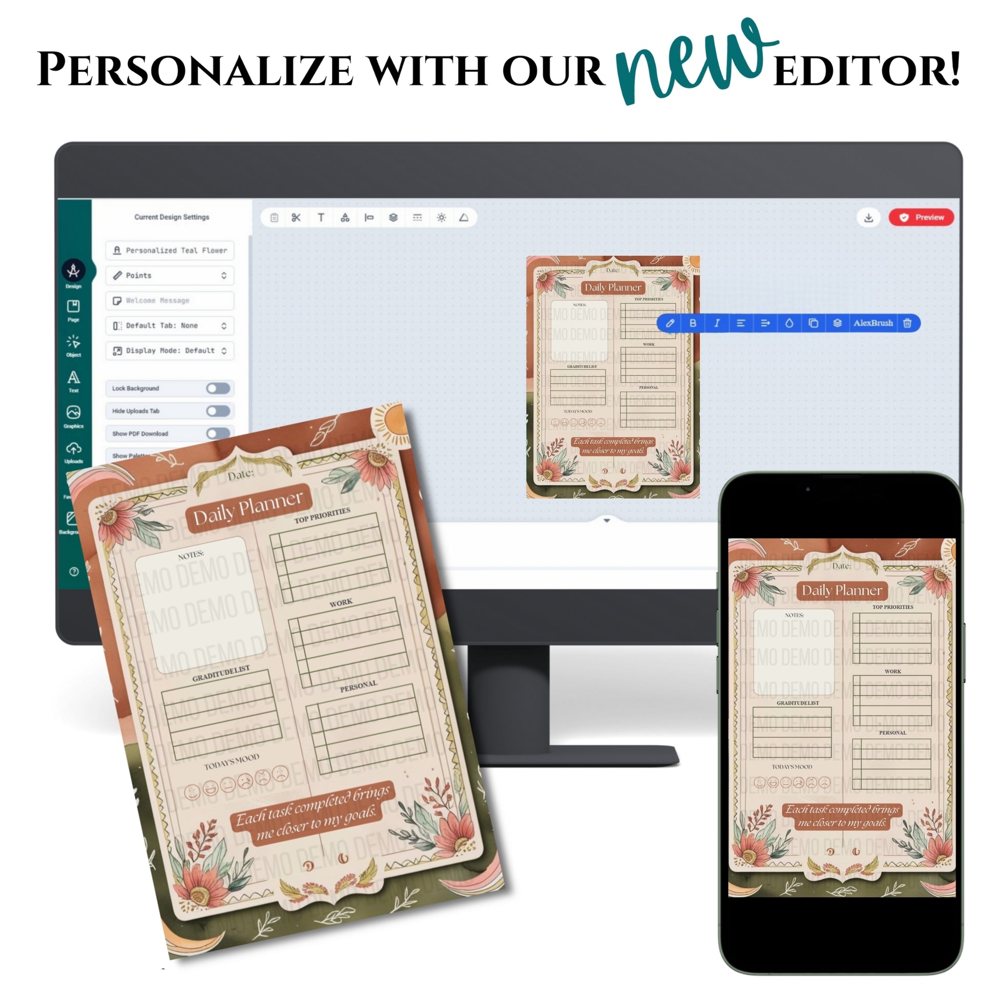 Boho Planner Set