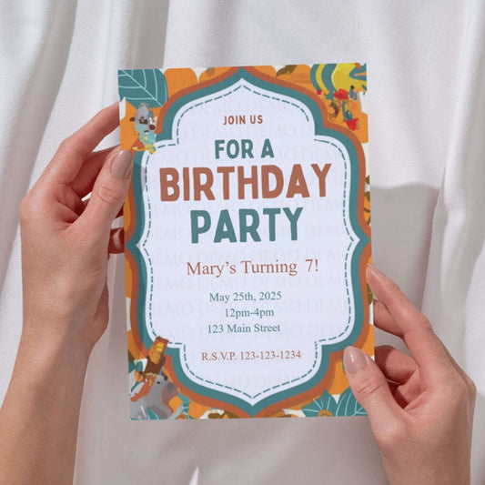 Party Vibe Birthday Invitation