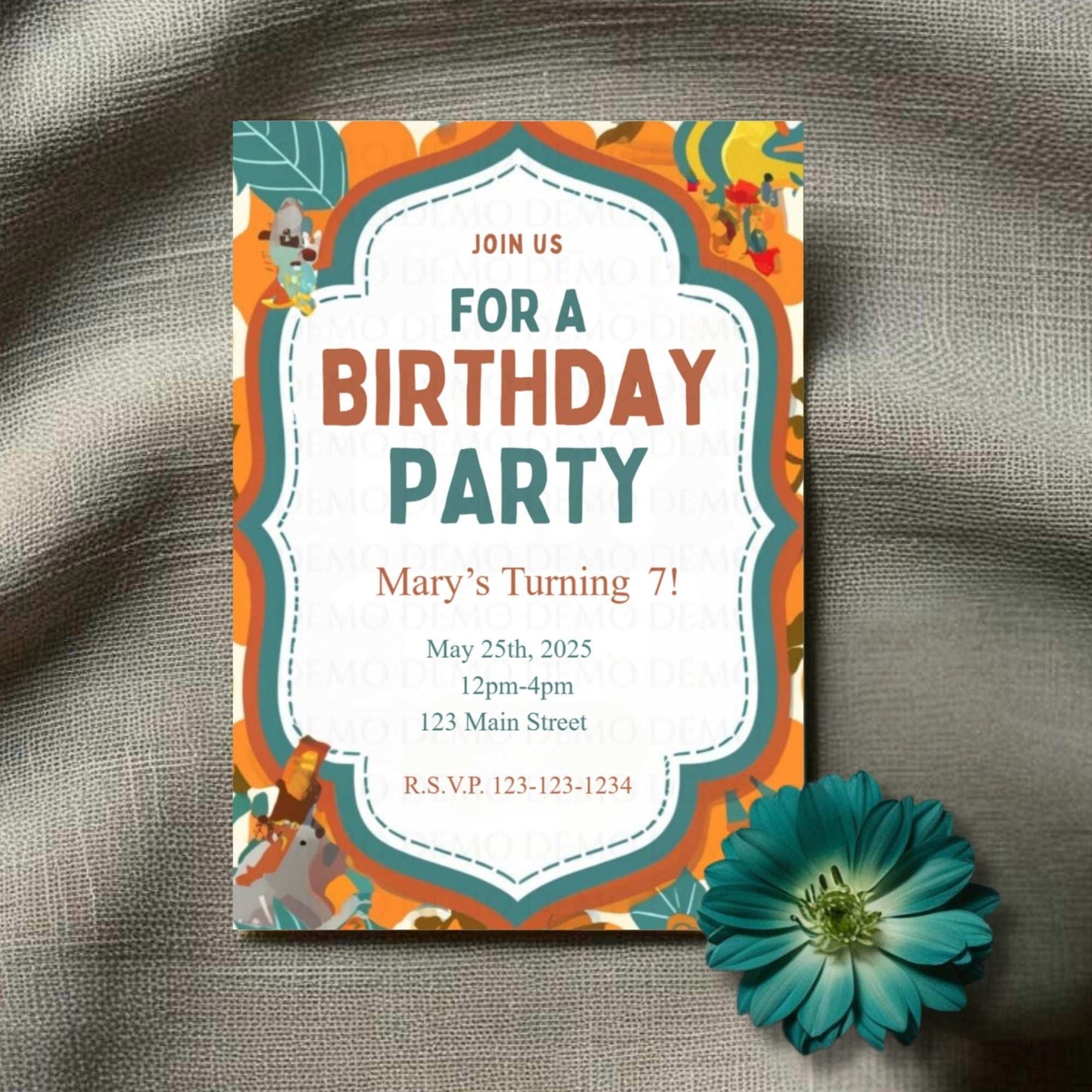 Party Vibe Birthday Invitation