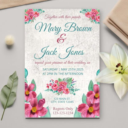 Wedding invitation