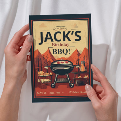 Grill & Chill Party Invite