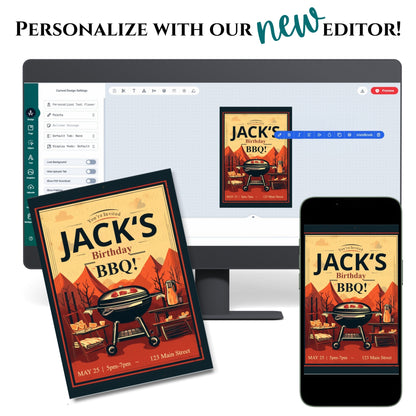 Grill & Chill Party Invite