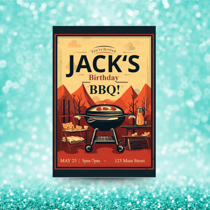 Grill & Chill Party Invite