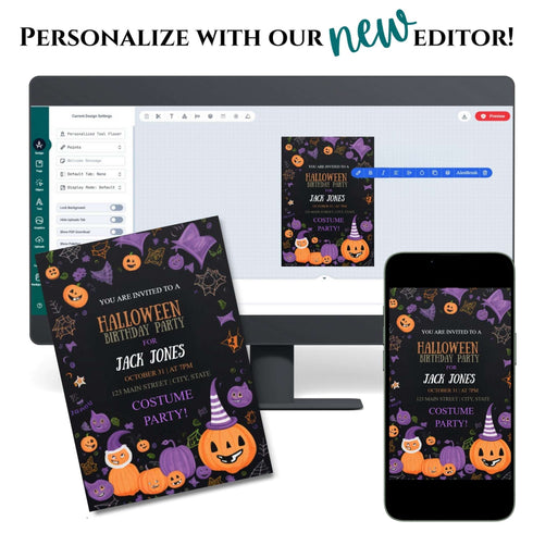 Halloween Costume Party Invitation