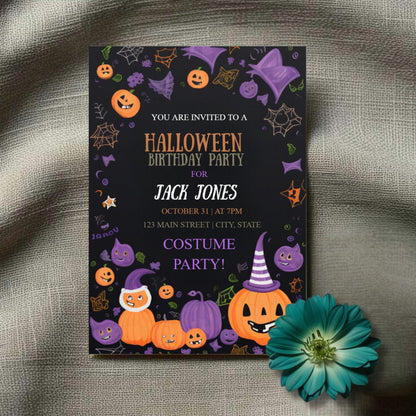 Halloween Costume Party Invitation