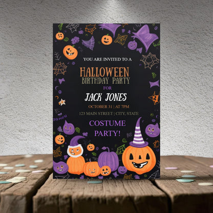 Halloween Costume Party Invitation