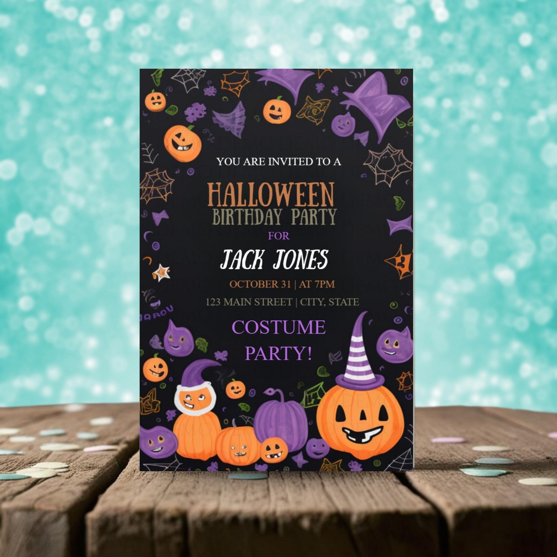 Halloween Costume Party Invitation