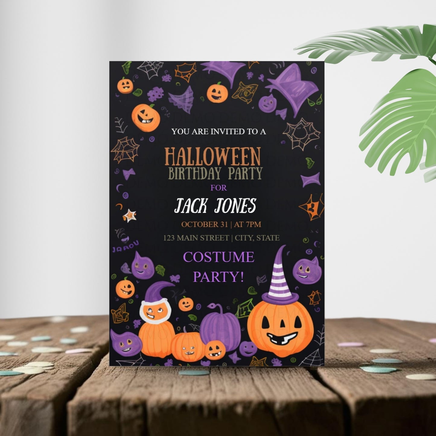 Halloween Costume Party Invitation
