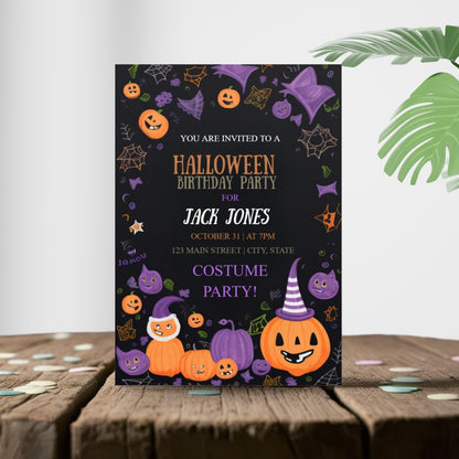 Halloween Costume Party Invitation