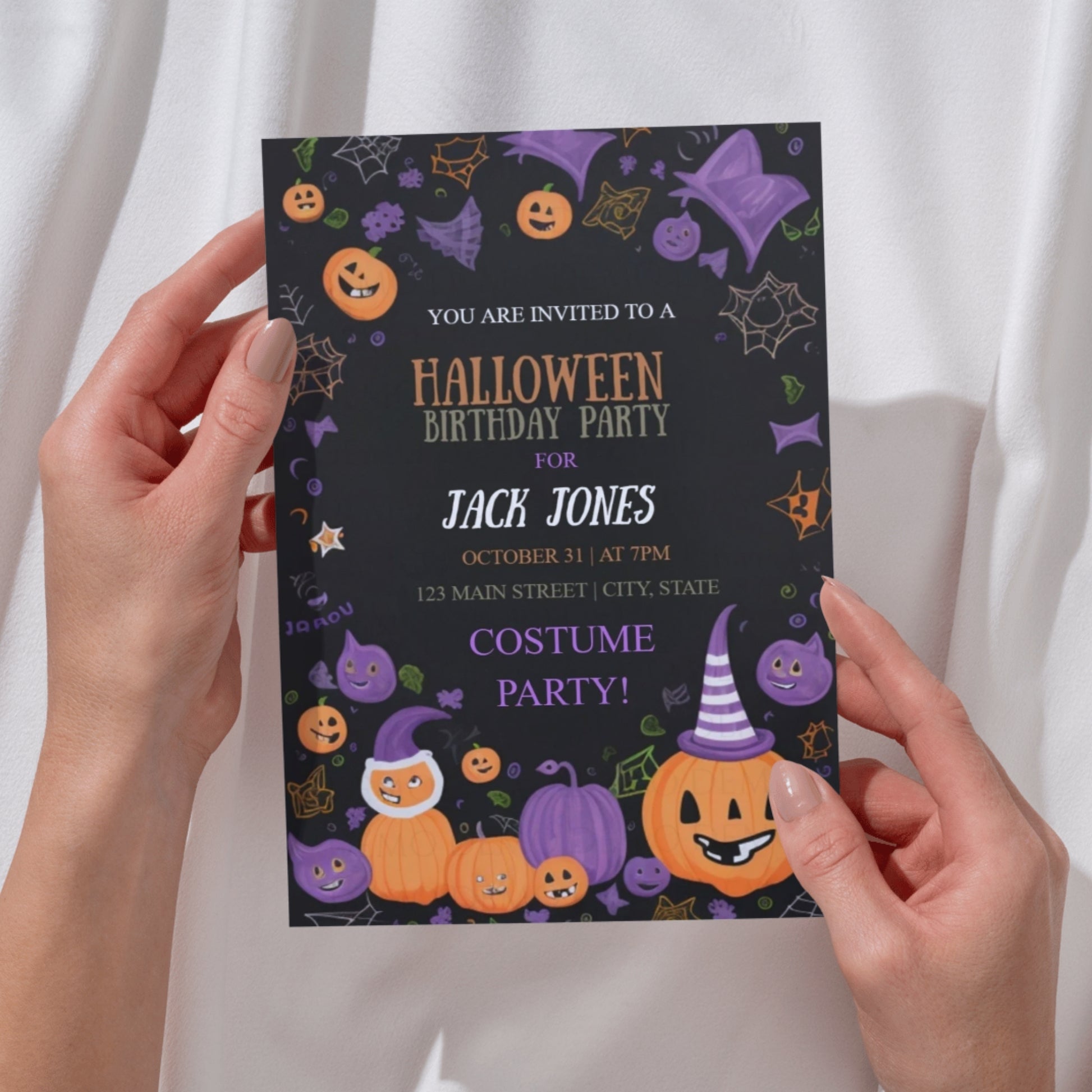 Halloween Costume Party Invitation