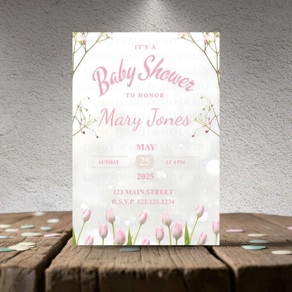 Little Bundles Baby Shower Invite