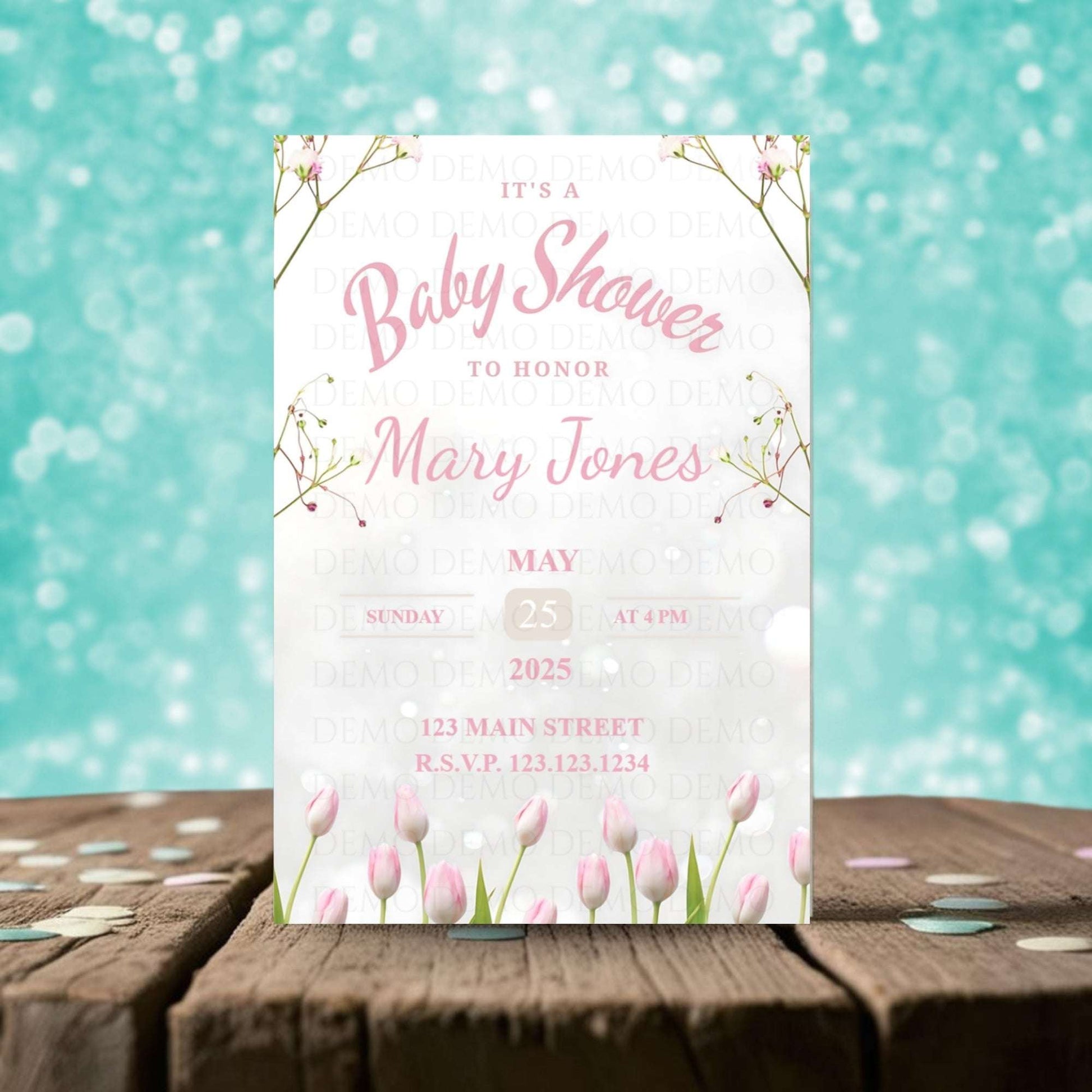 Little Bundles Baby Shower Invite