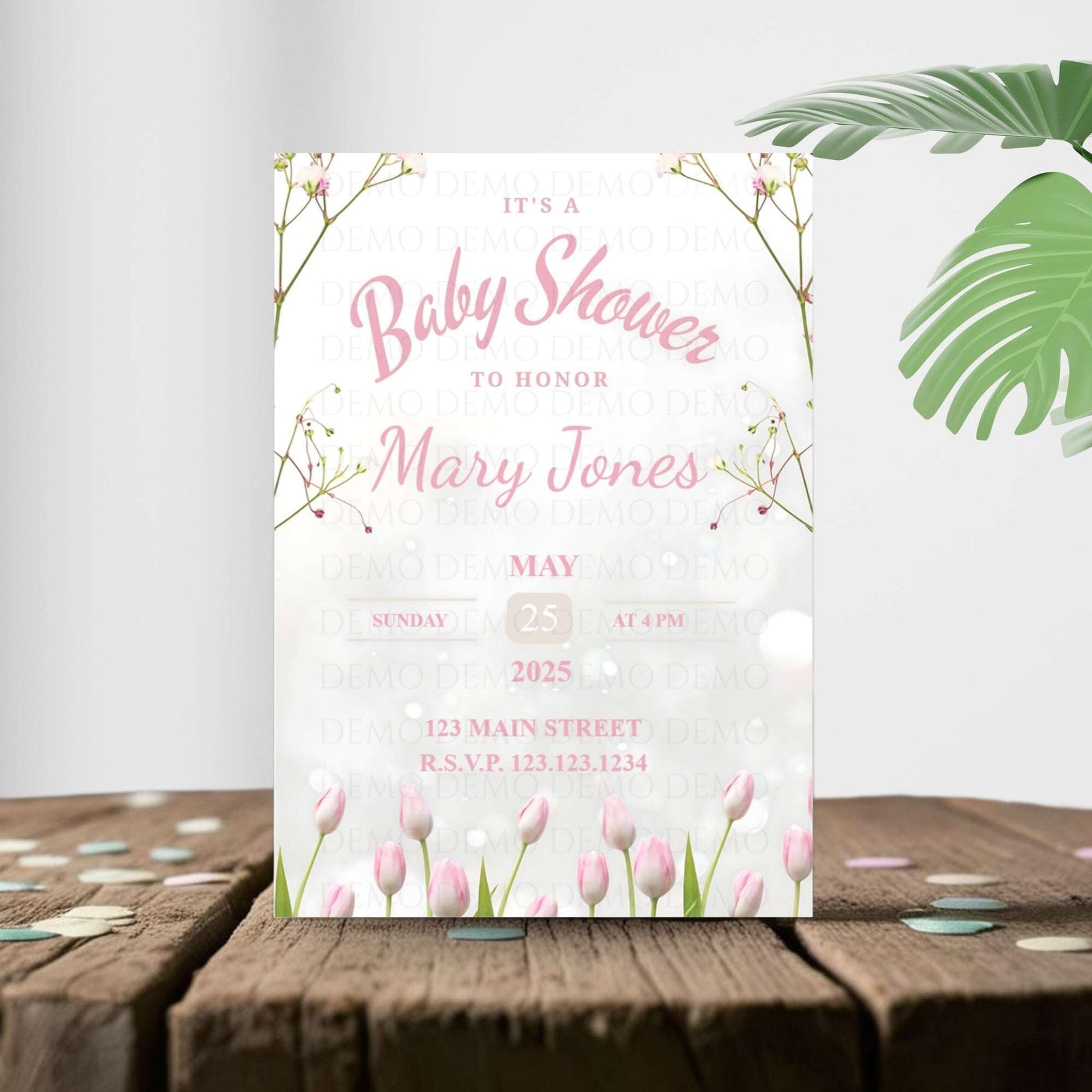 Little Bundles Baby Shower Invite