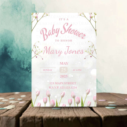 Little Bundles Baby Shower Invite