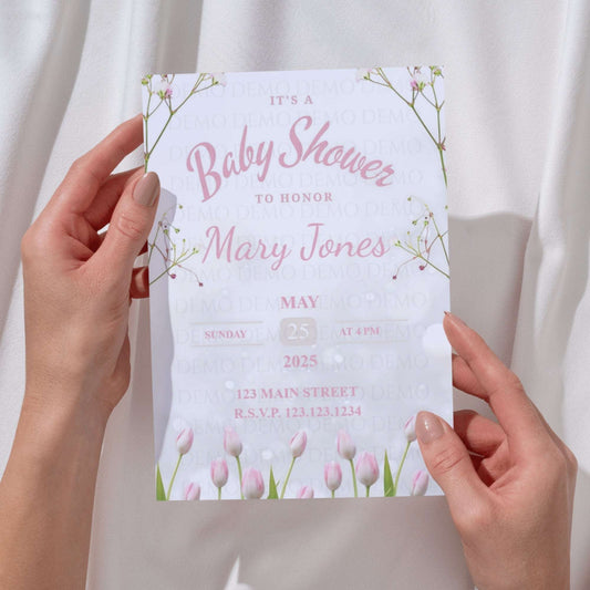 Little Bundles Baby Shower Invite