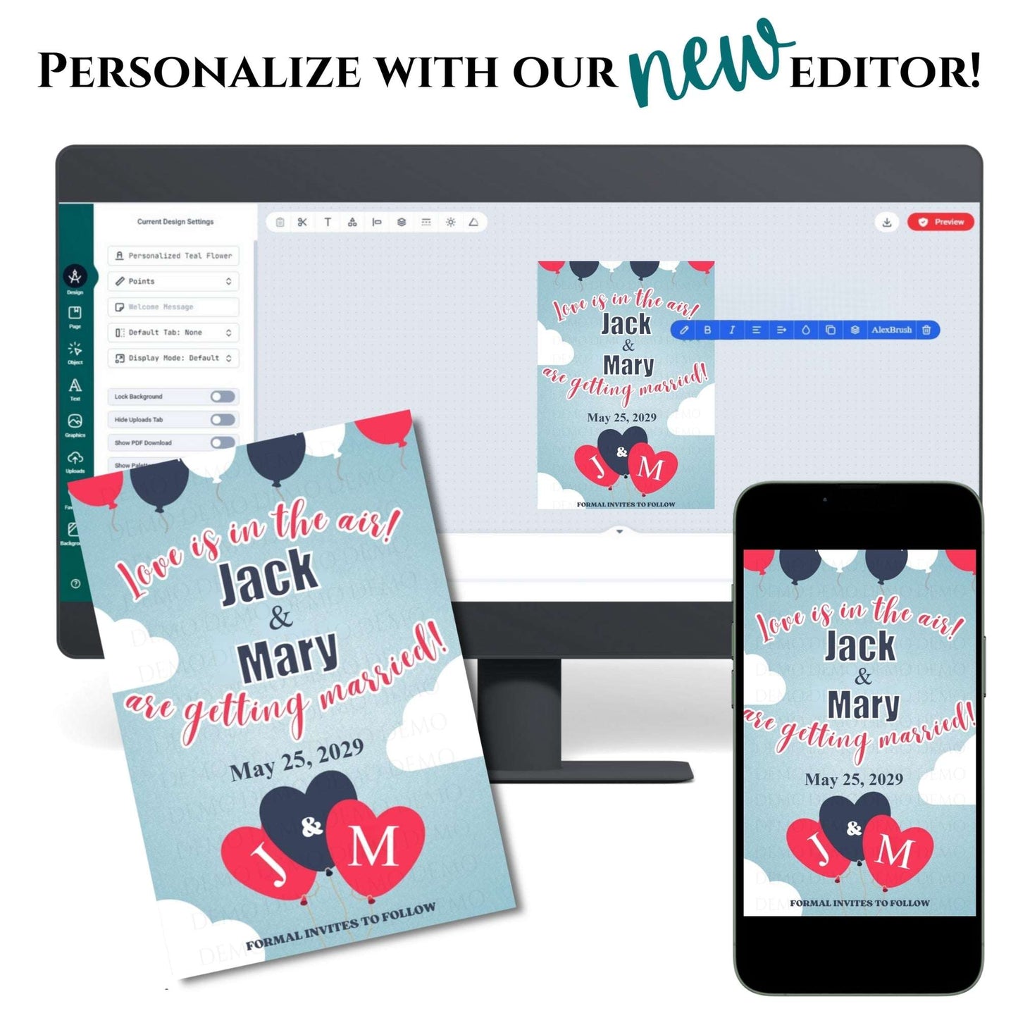 Love is in the Air Announcement