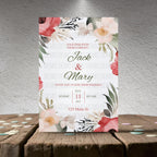 Love Bloom Wedding Invitation – Editable Floral Template