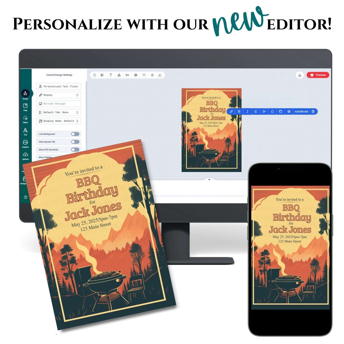 Mountain View BBQ Bash Invite