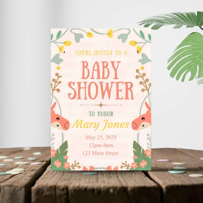 Neutral Baby Shower Invite