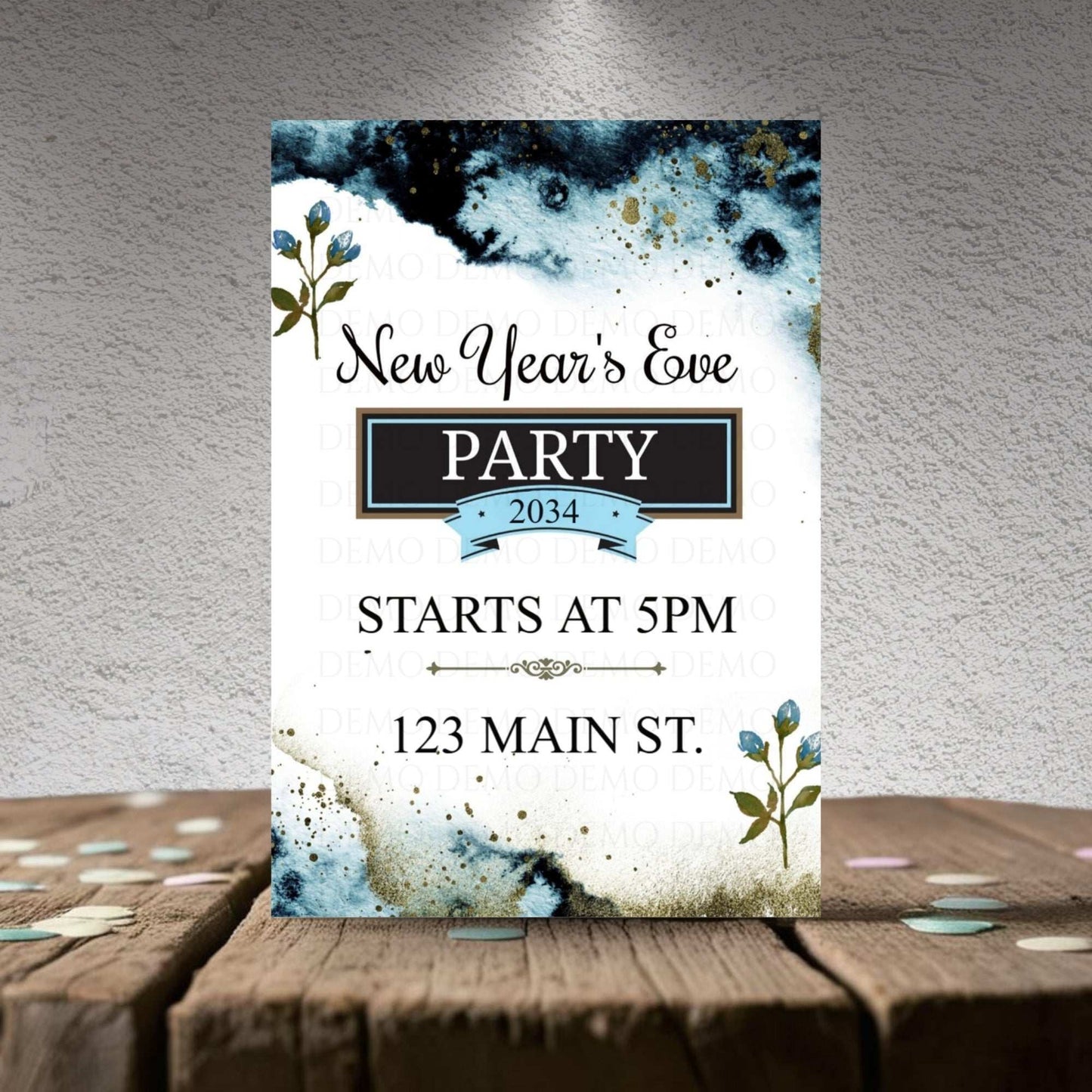 New Year's Eve Personalized Invite