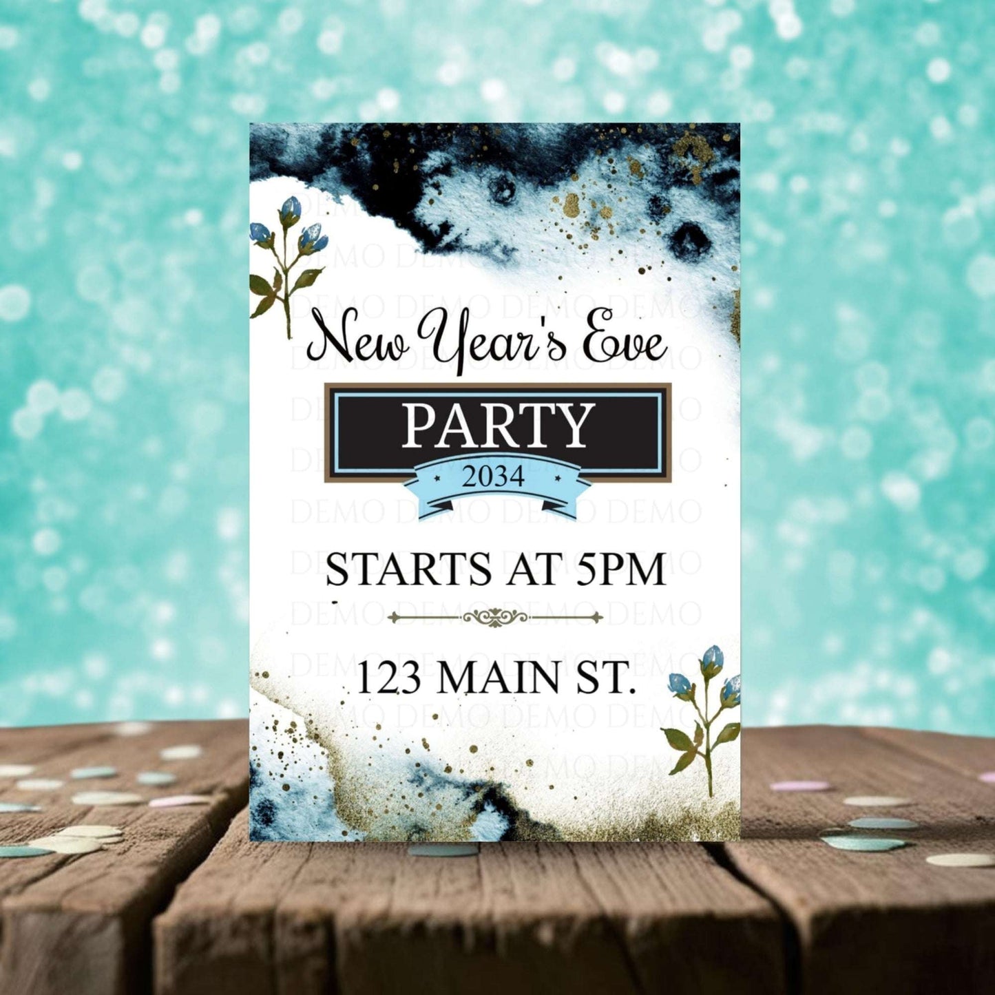New Year's Eve Personalized Invite