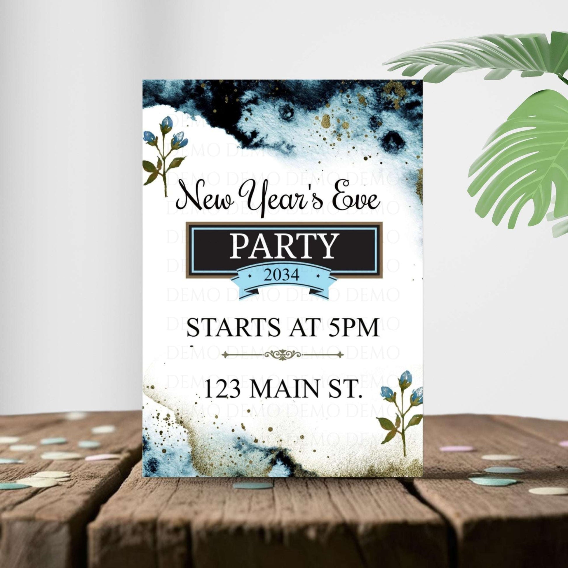 New Year's Eve Personalized Invite