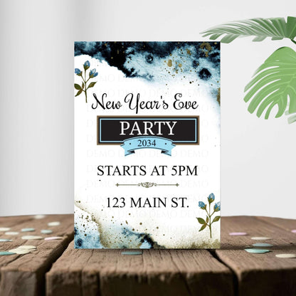 New Year's Eve Personalized Invite