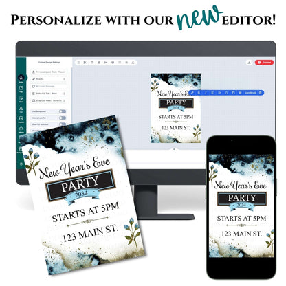 New Year's Eve Personalized Invite