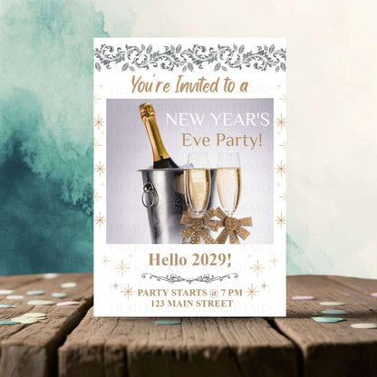 Personalized New Year's Eve Party Invitation