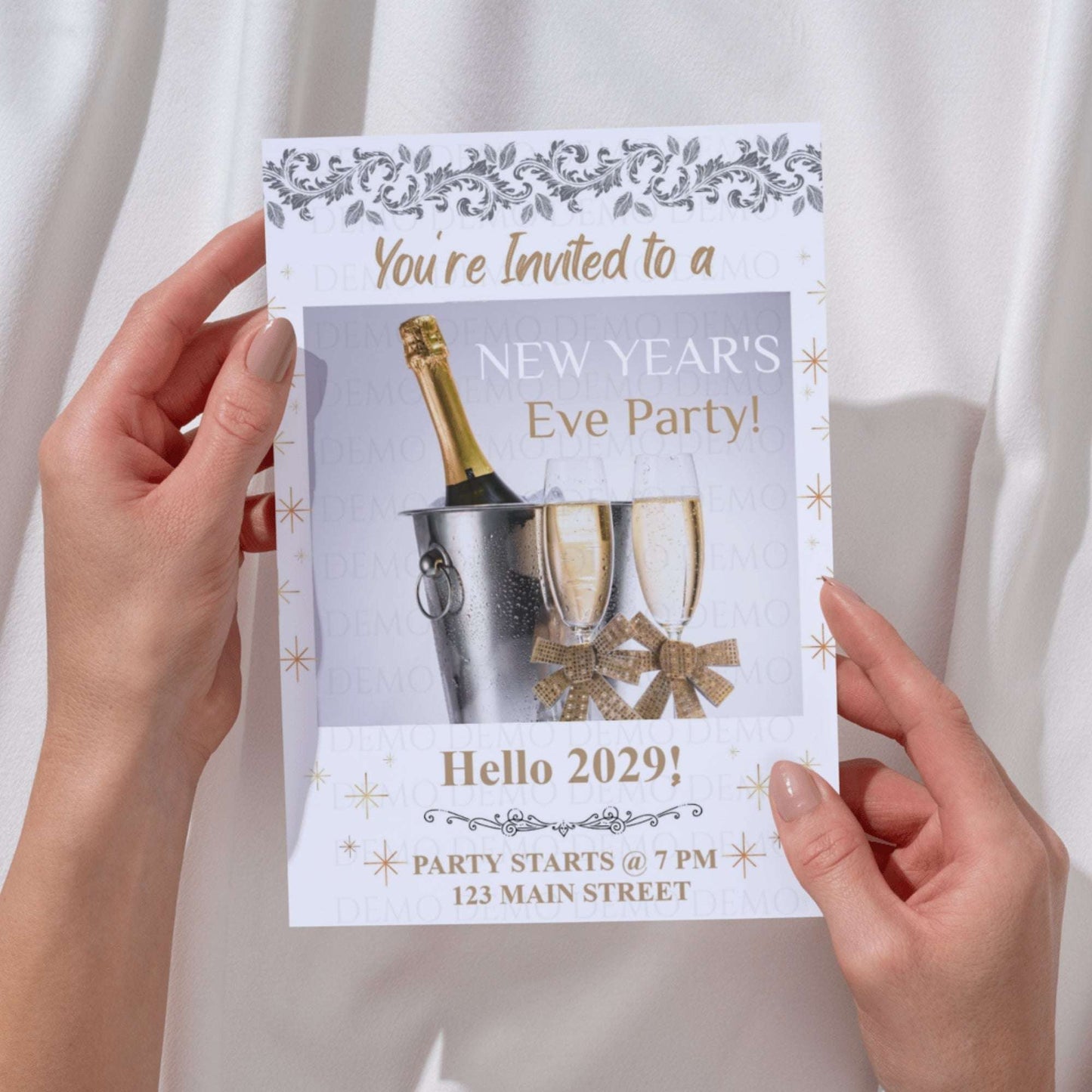 Personalized New Year's Eve Party Invitation