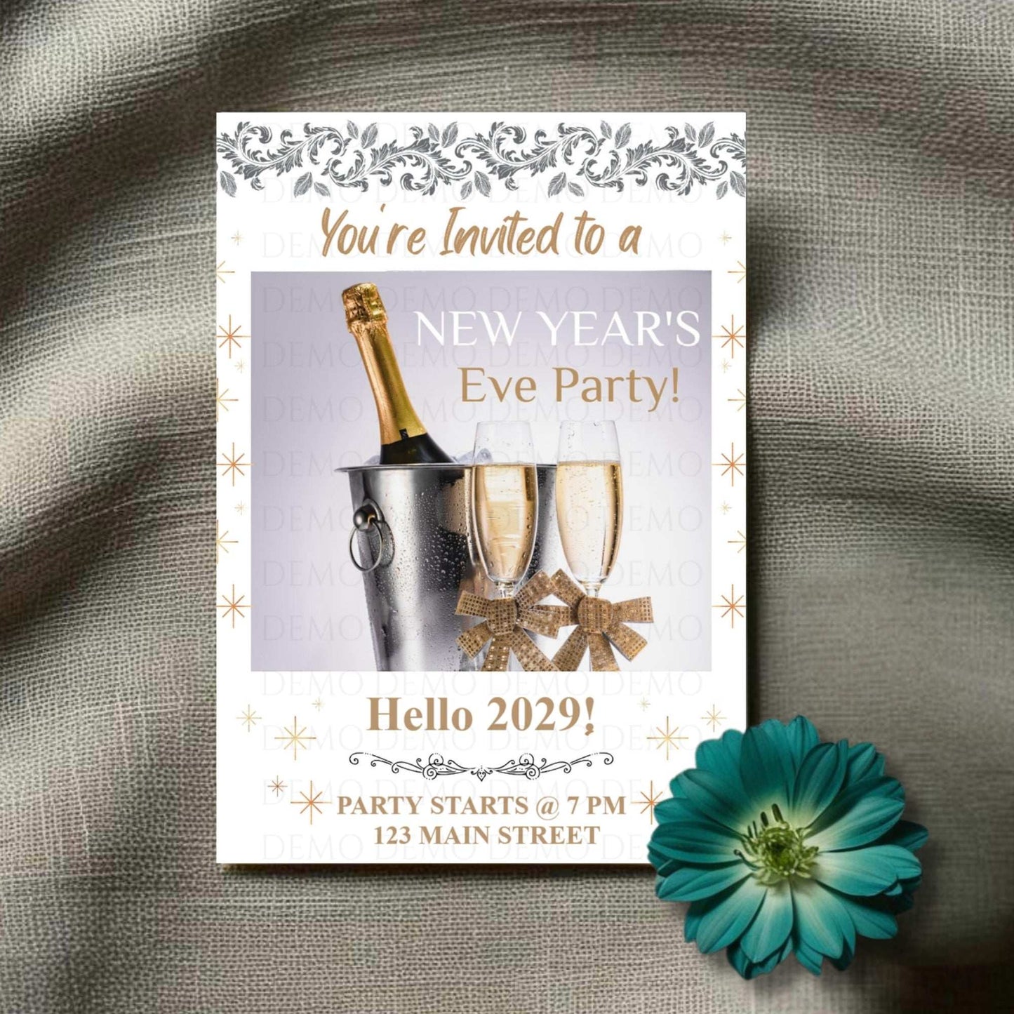 Personalized New Year's Eve Party Invitation