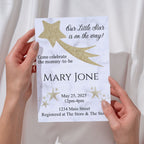 Personalized Gold Star Birthday Invite