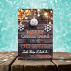 Personalized Holiday Ornament Card