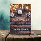 Personalized Holiday Ornament Card