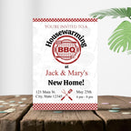 Personalized Housewarming BBQ Picnic Invitation