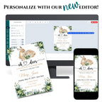 Personalized Deer Baby Shower Invite
