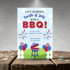 Personalized Fourth of July Firework Invitation