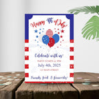 Personalized Fourth of July Invitation